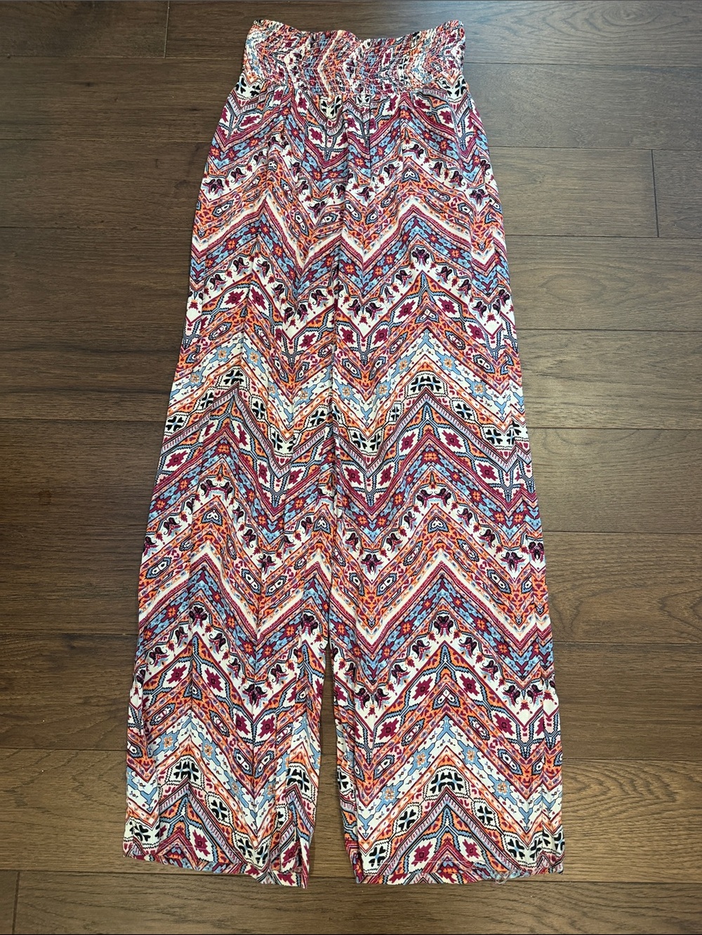 Joe B by Joe Benbasset Chevron Wide-Leg Pants Size Small - C28-003